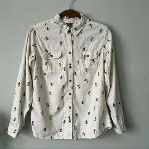 Eddie Bauer Ski Slope Button Up